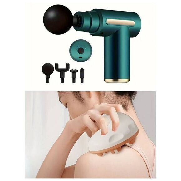 No Brand Other - Portable handheld massage gun & massager roller